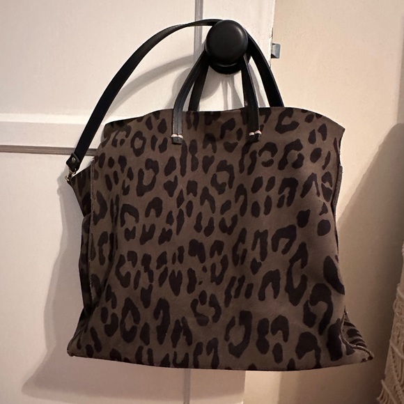 Clare V. Simple Toe - Green Leopard Print - Picture 2 of 6